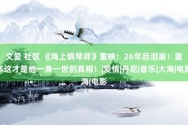 文爱 社区 《海上钢琴师》重映：26年后泪崩！蓝本这才是他一身一世的真相！|爱情|丹尼|音乐|大海|电影